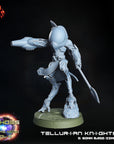 Tellurian Knights - 3d Printed Miniature by Crippled God Foundry