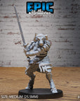 Minotaur Female Warrior - 3d Printed by Epic Miniatures