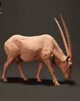 Gemsbok - 3d Printed 1:24 Scale Miniature by Animal Den