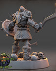 Corpse-Lord Varnorsk - Fallen Camaradas of Tainted Moor - 3d Printed Miniature sculpted by Daybreak Miniatures