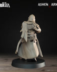 a star wars figurine is shown on a table