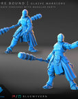 Glaive Warriors - Azure Bound - 3d Printed Miniature by Blue Wyvern