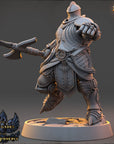 Hugues du Loup Solitaire - Renegades of the Iron Phoenix - 3d Printed Miniature sculpted by Daybreak Miniatures