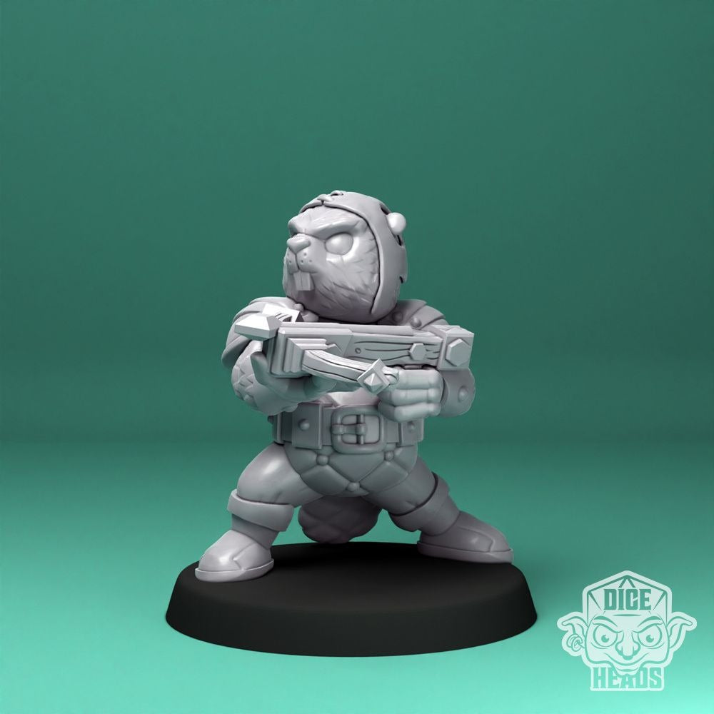 Beaver Adventuring Guild - 3d Printed Miniature by DiceHeads