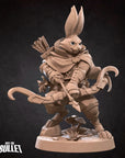 Harengon Ranger - 3d Printed Miniature by Bite the Bullet