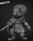 Squirrel Rogue - 3d Printed Miniature Sculpted by Goon Master Games