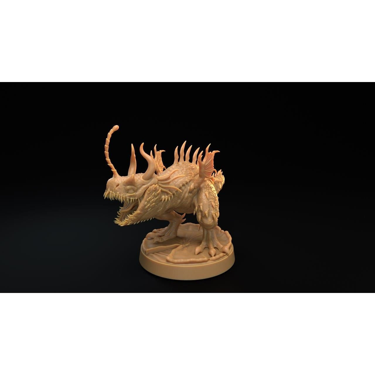 Demon Hopper, Limited Edition Sculpt Fiends of Incandriox - 3d Printed Miniature by Dragon Trappers Lodge