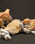 Lionesses vs Spotted Hyenas - 3d Printed 1:24 Scale Miniature by Animal Den