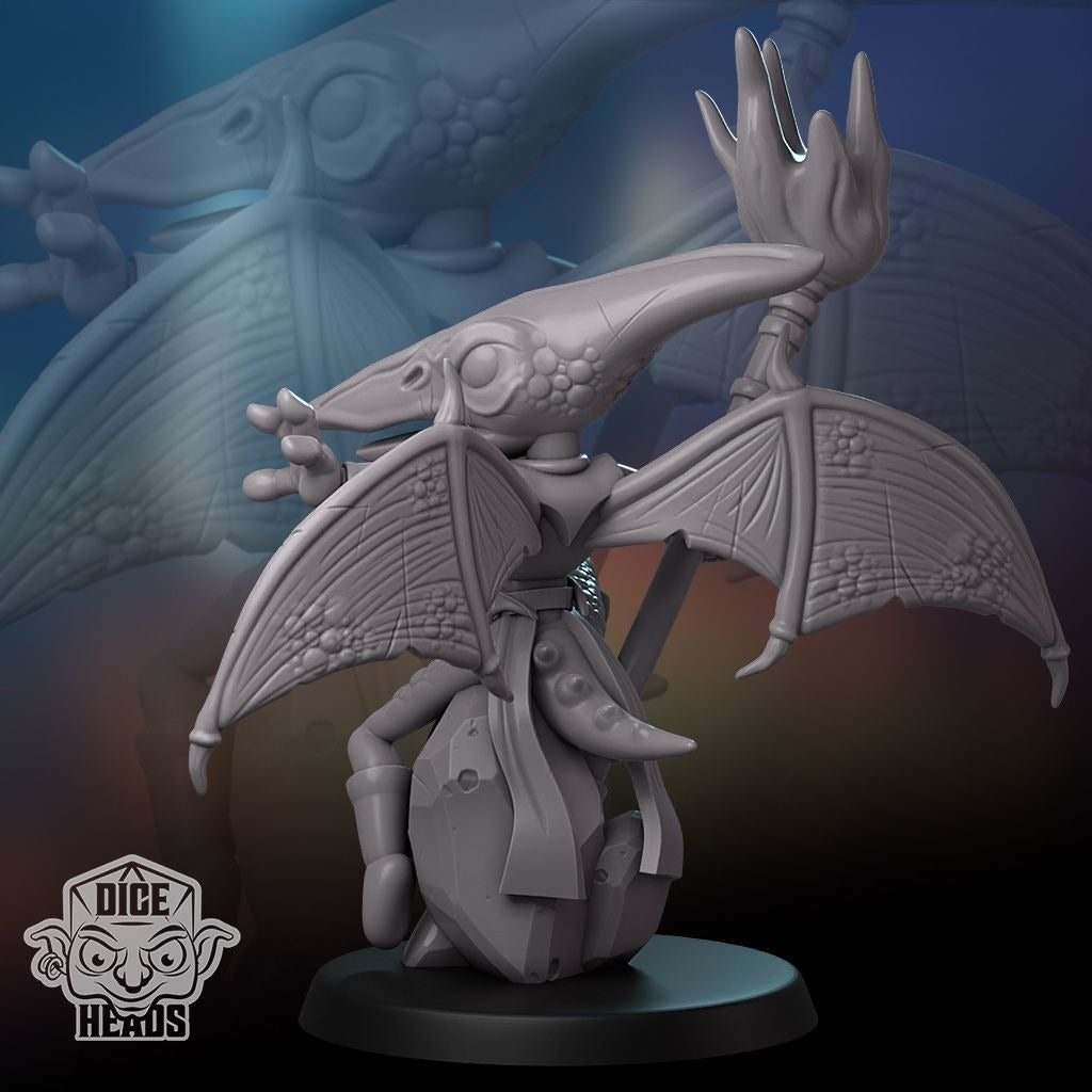 Terrible Pterosaurs Guild - 3d Printed Miniature by DiceHeads