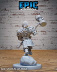 Dwarf Adventurer - 3d Printed by Epic Miniatures