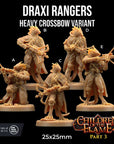 Draxi Rangers - Children of the Flame - 3d Printed Miniature by Dragon Trappers Lodge