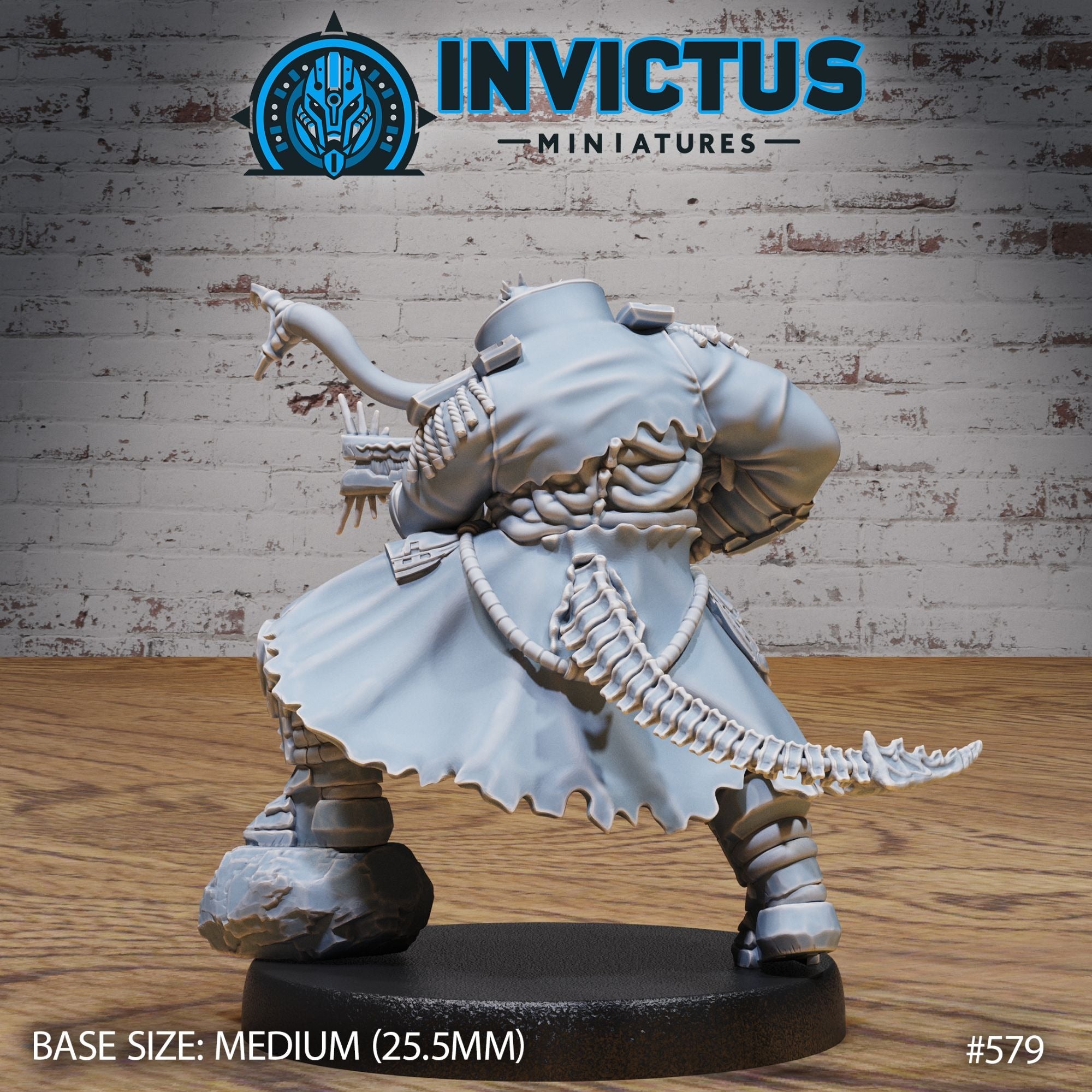 Necro Parasite Captain - 3d Printed by Invictus Miniatures