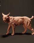 Iberian Lynx - 3d Printed 1/24 Scale Miniature by Animal Den