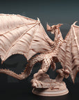 Midorius the Broken - Juvenile Green Dragon - 3d Printed Miniature by DM Stash