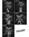 Bat Rogue Assassin - 3d Printed Miniature by Goon Master Games