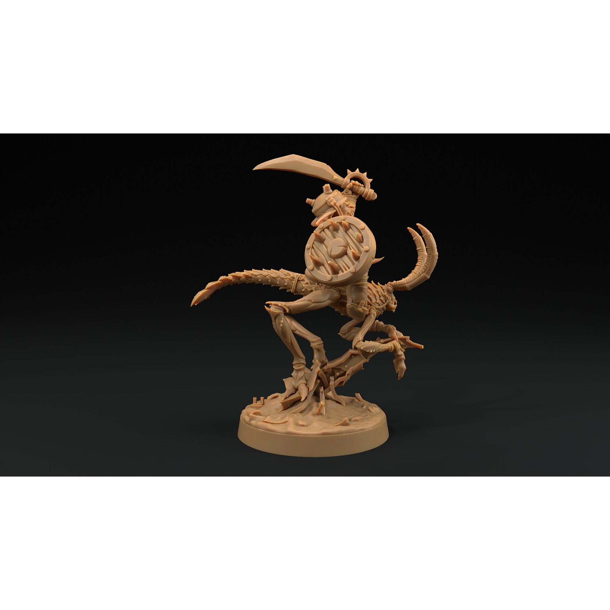 Goblin Rust Monster Riders - 3d Printed Miniature by Dragon Trappers Lodge