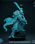 Giantblood Berserker - 3d Printed Miniature Sculpted by Mammoth Factory