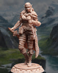 Hali Brookes - Water Elemi Swashbuckler Rogue - 3d Printed Miniature by DM Stash