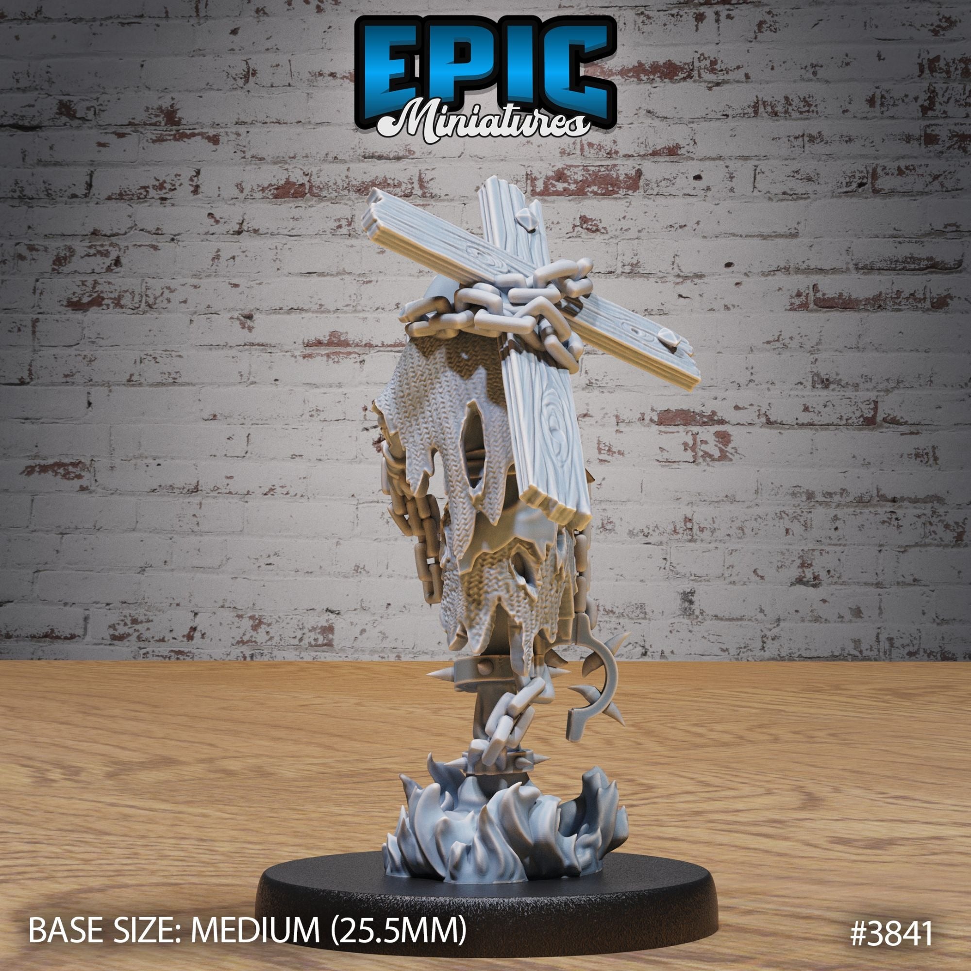 Fire Ghost Skeleton - 3d Printed by Epic Miniatures