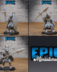 Beast Folk Tribe - 3d Printed Miniature Sculpted by Epic Miniatures