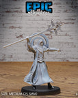 White Priest - 3d Printed Miniature Sculpted by Epic Miniatures