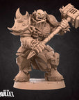 Orc Warlord - 3d Printed Miniature by Bite the Bullet