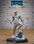 Crocodile Folk Warrior - 3d Printed by Epic Miniatures