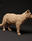 Scottish Wildcat - 3d Printed 1/8 Scale Miniature by Animal Den