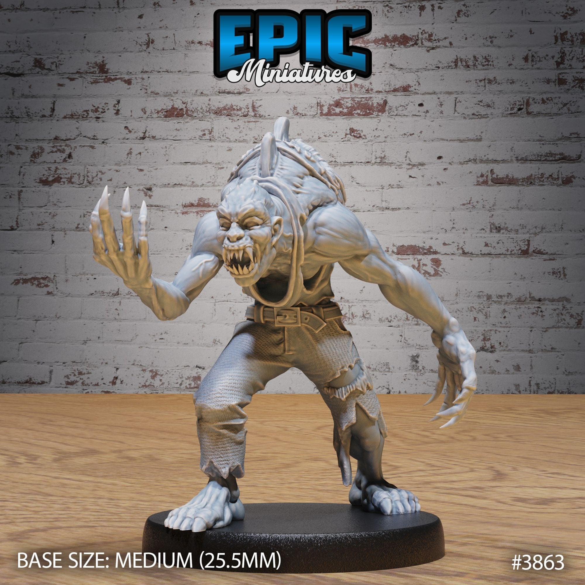 Common Ghoul - 3d Printed by Epic Miniatures