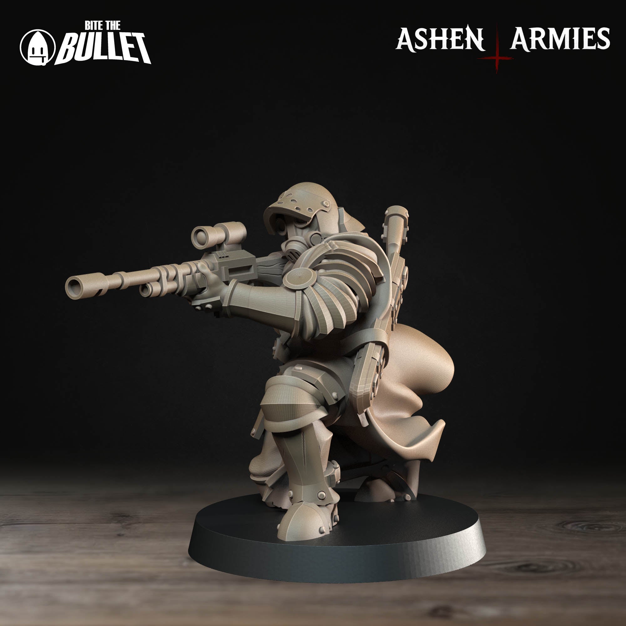 a plastic model of a soldier with a gun