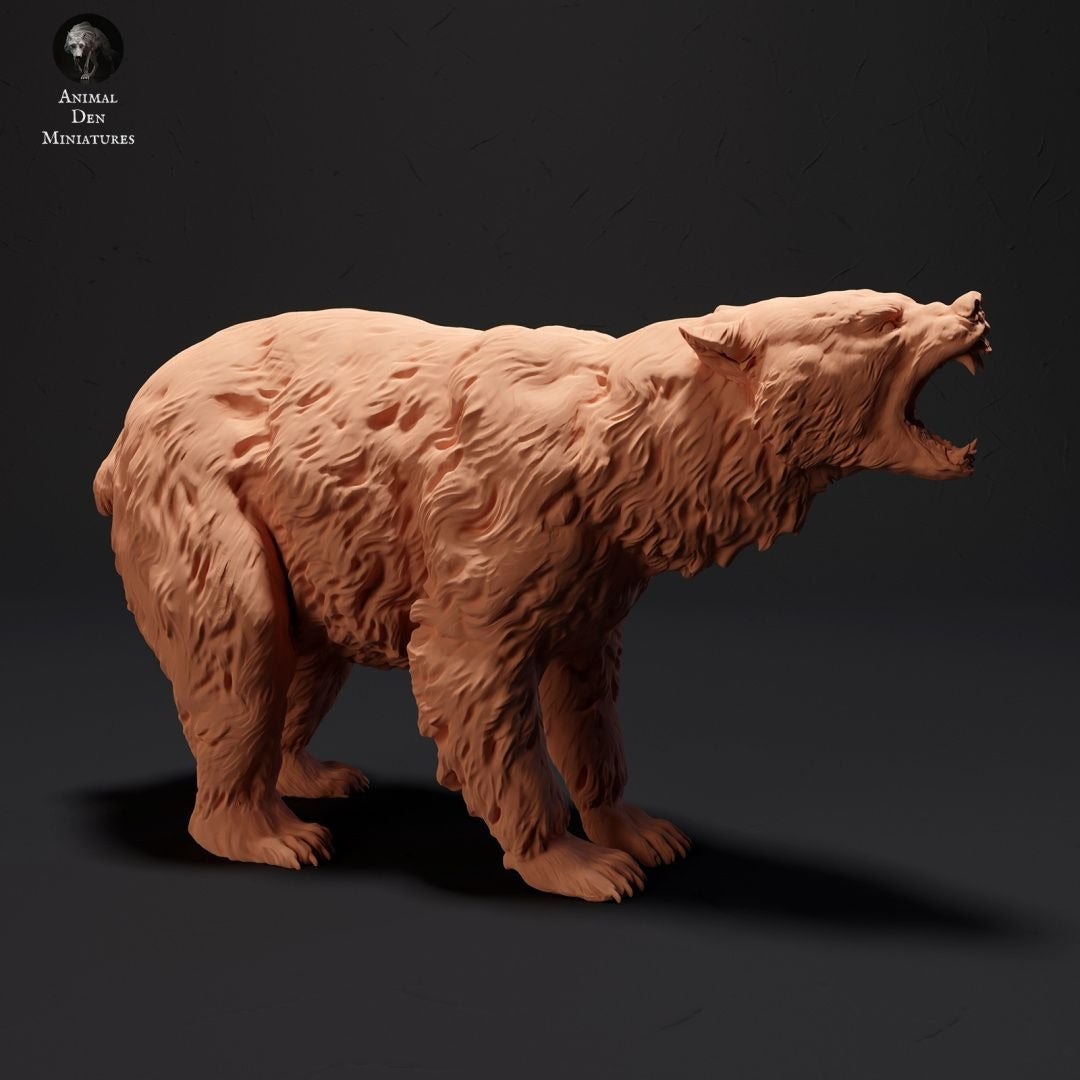 Black Bear - 3d Printed 1/24 Scale Miniature by Animal Den