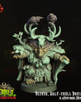 Blirta, Half-troll Druid - 3d Printed Miniature by Crippled God Foundry