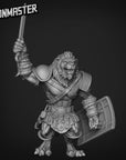 Lion Warriors / Gladiators - 3d Printed Miniature by Goon Master Games