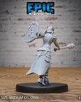 Knight Lady Gisella - 3d Printed by Epic Miniatures