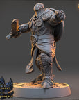 Chevalier Étienne du Bouclier - Renegades of the Iron Phoenix - 3d Printed Miniature sculpted by Daybreak Miniatures