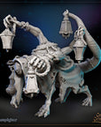 The Lamplighter - 3d printed Miniature by Great Grimoire