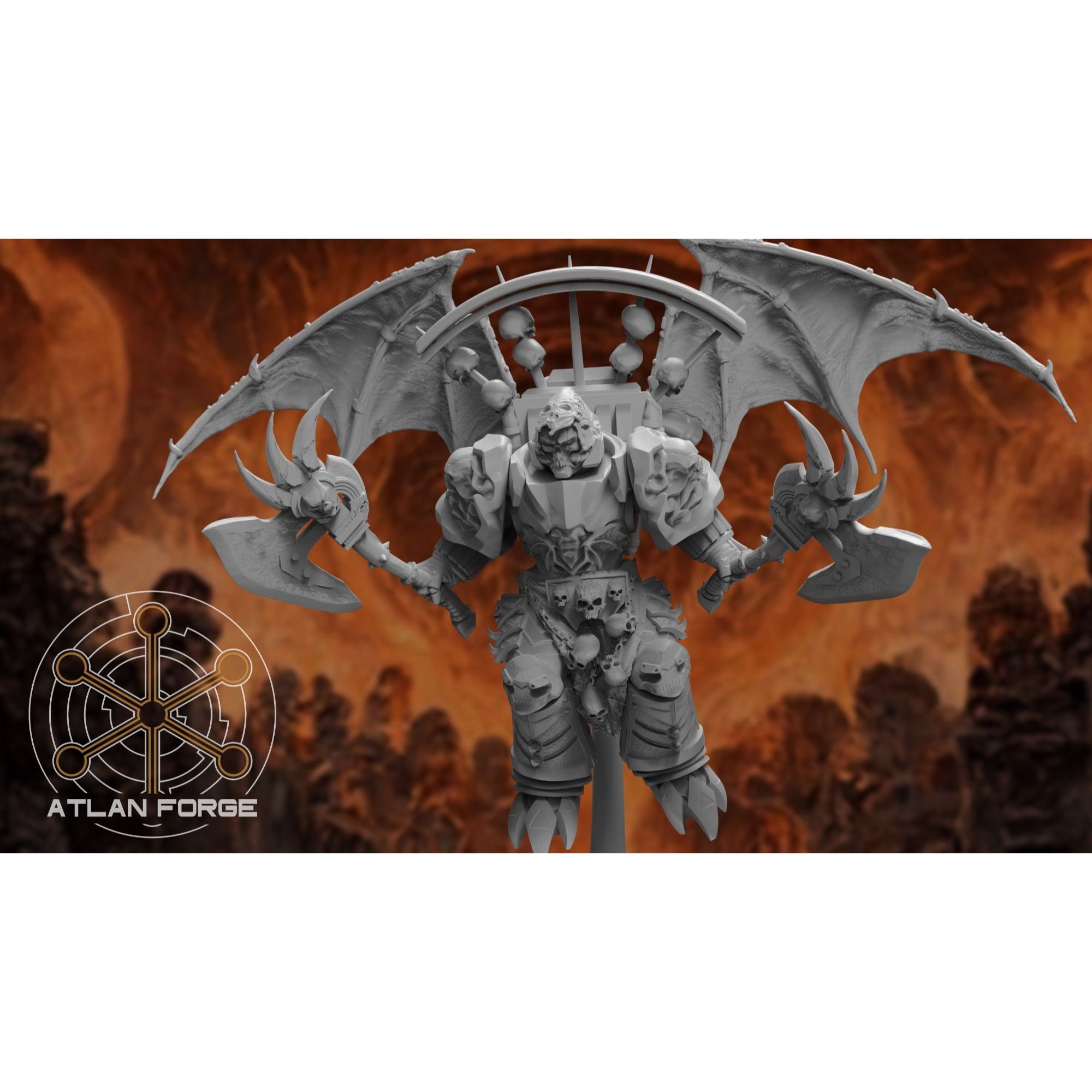 Nekramoroi Spiridus (Devil&#39;s Messengers) - 5 Model Modular Unit 3d Printed Miniature