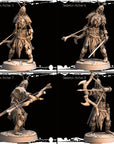 Skeleton Archers - Army of Darkness Skeletons - 3d Printed Miniature Sculpted by Monolith Arts