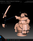 Shogun Icoh - Bushido Usagi - 3d Printed Miniature by Dragon Trappers Lodge