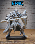 Knight Sir Lancelot - 3d Printed by Epic Miniatures