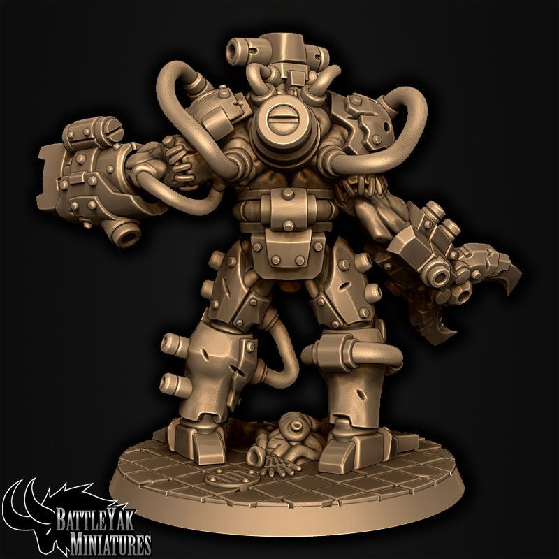 Wargast Gallowglass - Blightergast Reanimators - 3d Printed Miniature by Battle Yak Miniatures