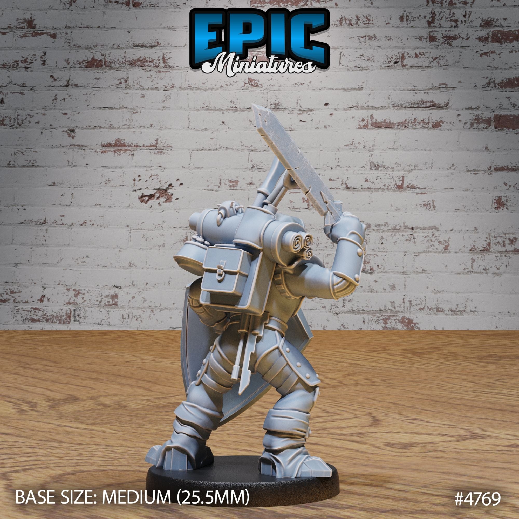 Construct Alchemist - 3d Printed Miniature Sculpted by Epic Miniatures