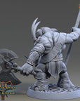 Dourbe Tuskbanner - Oliphaunts of Red Ridge - 3d Printed Miniature sculpted by Daybreak Miniatures