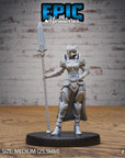 Knight Lady Gisella - 3d Printed by Epic Miniatures