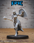 Knight Lady Gisella - 3d Printed by Epic Miniatures