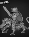 Owlfolk Opossum Mount - 3d Printed Miniature by Goon Master Games