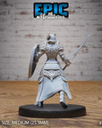 Knight Lady Gisella - 3d Printed by Epic Miniatures