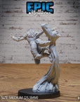 Armored Werewolf Female - 3d Printed Miniature Sculpted by Epic Miniatures