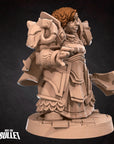 Dwarf Priestess - 3d Printed Miniature by Bite the Bullet