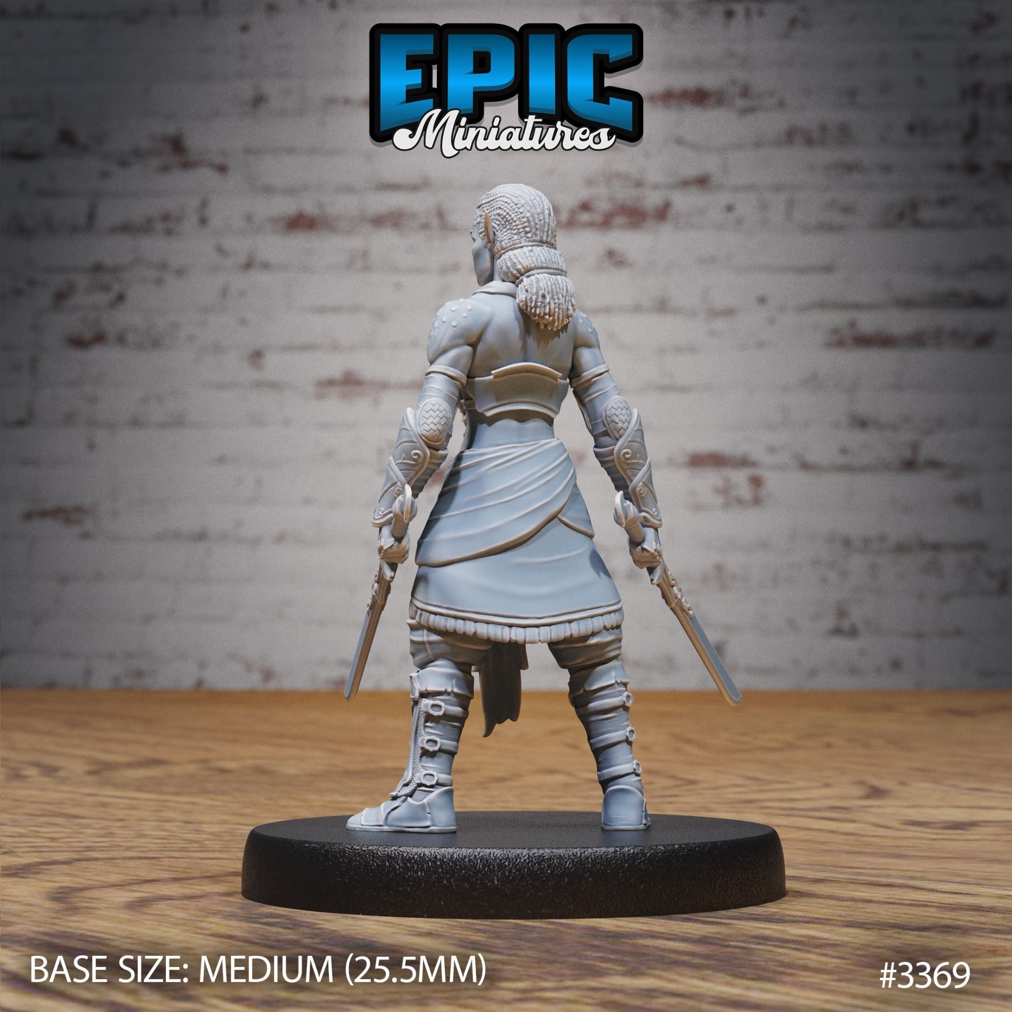 Female Slave Rebel - 3d Printed by Epic Miniatures